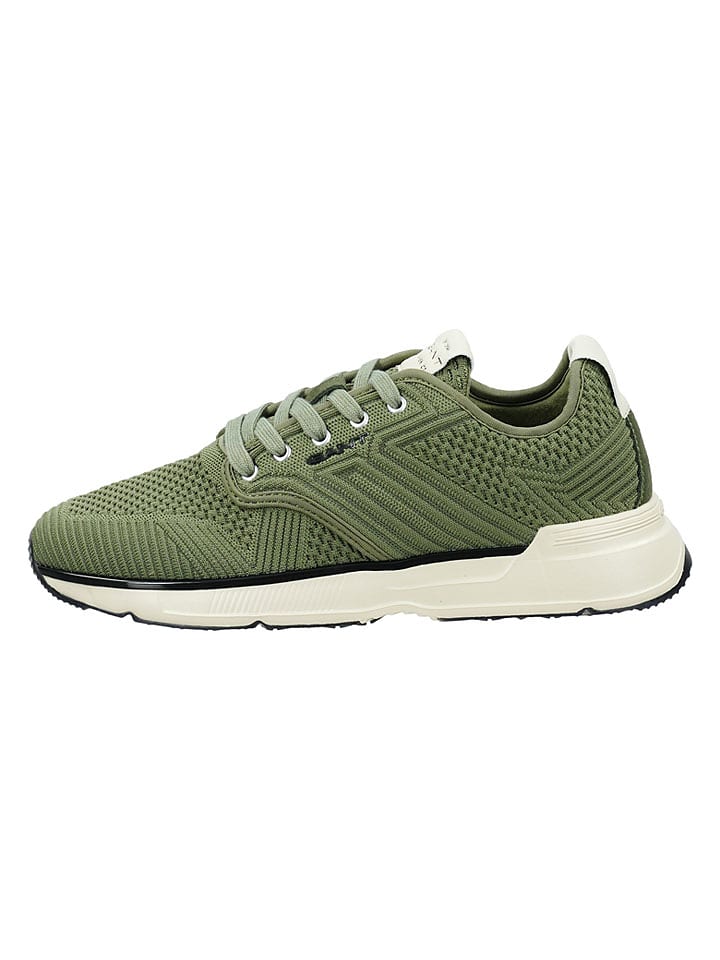 GANT Footwear Leder-Sneakers "Beeker" in Grün - 41