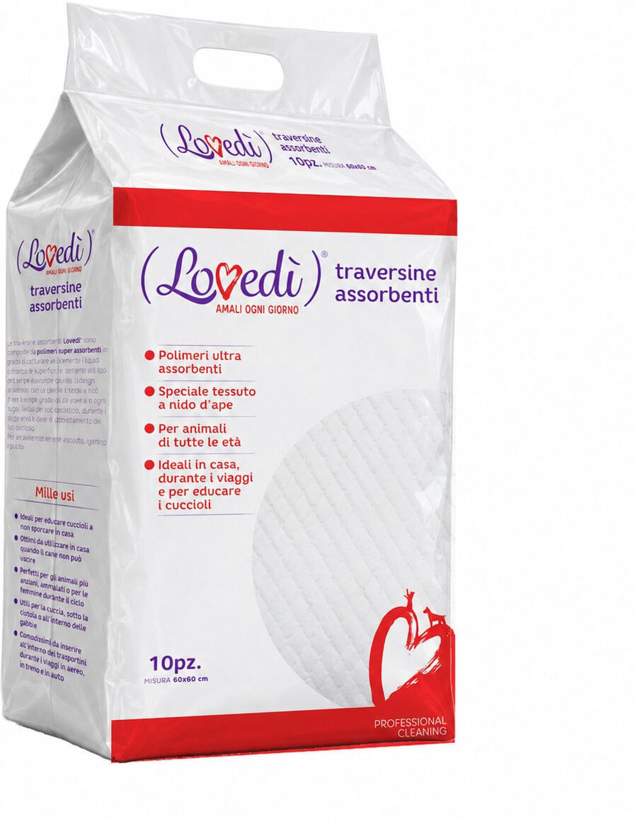LOVEDI Lovedì Dog Traversine Igieniche 60x60 10PZ
