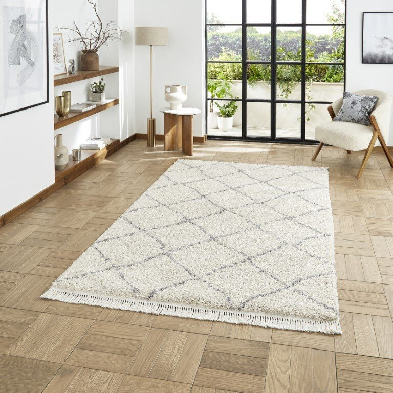 Natur Pur Archuleta area rug Machine Woven Cream Cream Rectangle 160 x 230cm