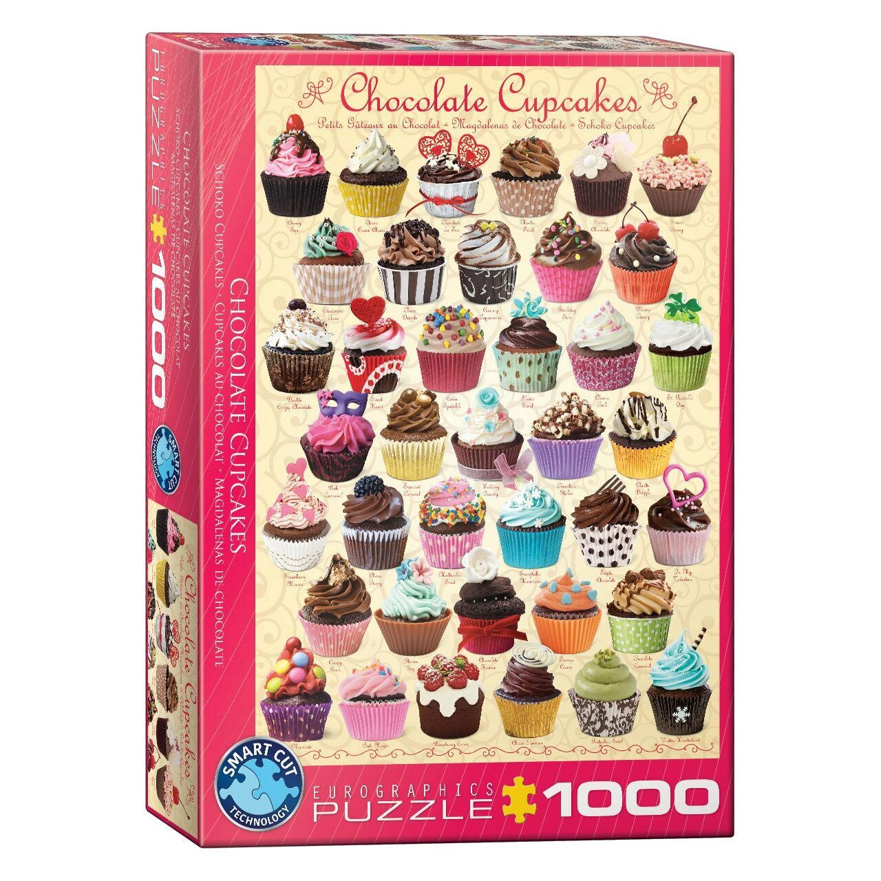 Eurographics Chocoladecupcakes, 1000 stuks