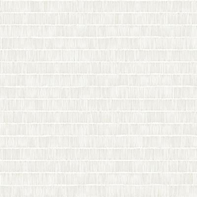 Inspired by Color Horizontal Hash Marks White & Cream Wallpaper