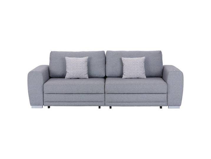 Livetastic 3-Sitzer-Sofa, Grau, Kunststoff, Füllung: Schaumstoff, 252x87x107 cm, Made in EU, USB-Anschluss, Wohnzimmer, Sofas & Couches, Sofas, 3-Sitzer Sofas