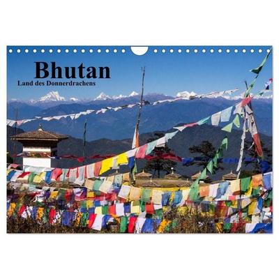 Bhutan 2027 - Land des Donnerdrachens (Wandkalender 2027 DIN A4 quer), CALVENDO Monatskalender