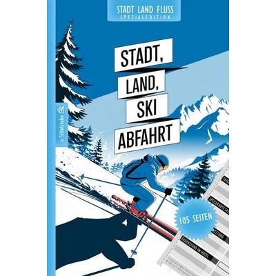 Stadt, Land, Ski Abfahrt - 105 Seiten - Stadt-Land-Fluss-Spezialedition für Skifahrer & Snowboarder, Taschenbuch von Tüftelstube Creative,