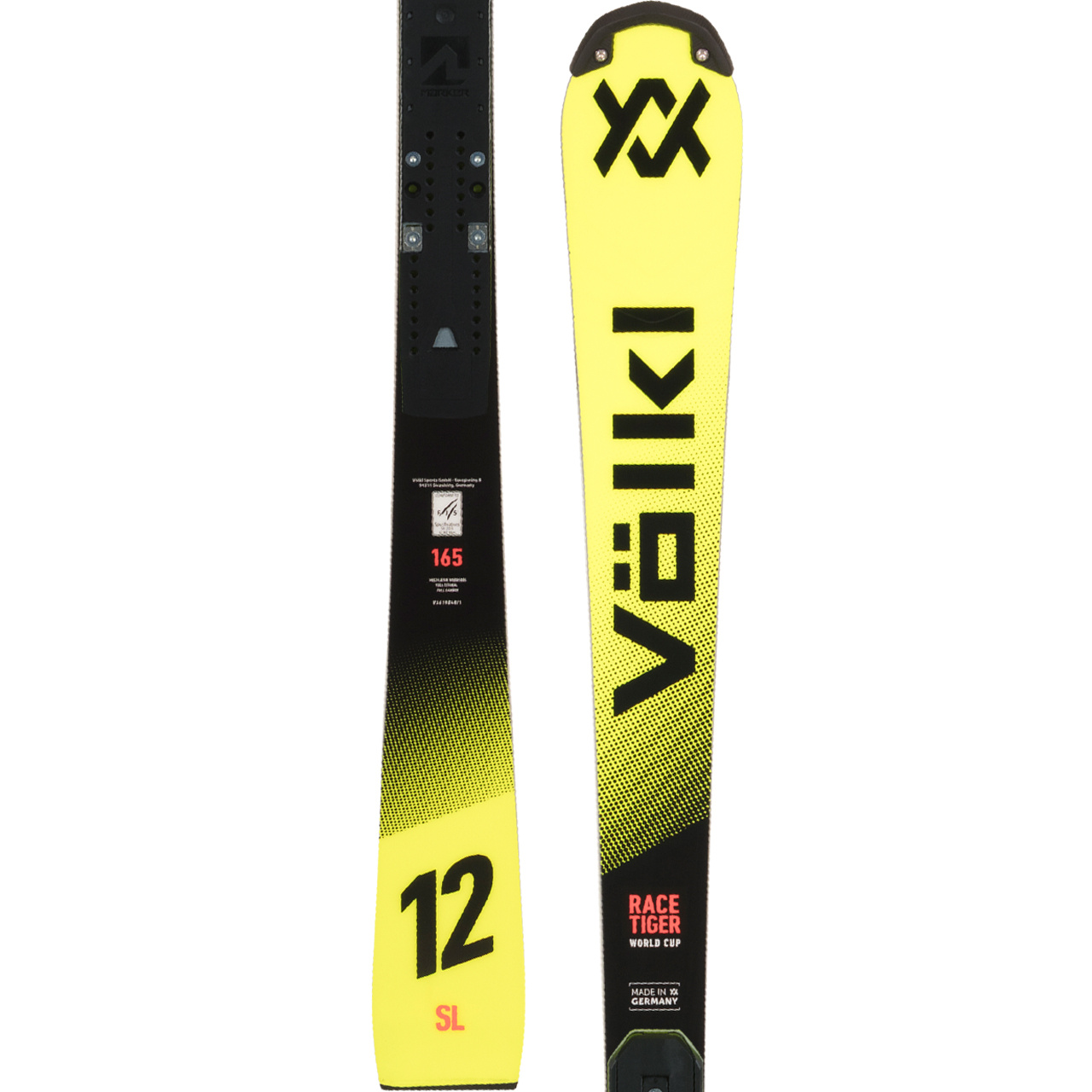 Völkl Racetiger SL R WC FIS WC Plate Men - 165 cm