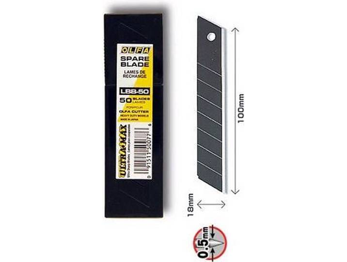 Olfa LBB-50 Ultrascherp reserve afbreek messen 50 stuks