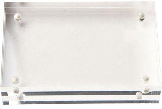 Transparante Magnetische Acryl Fotolijst voor Bureau