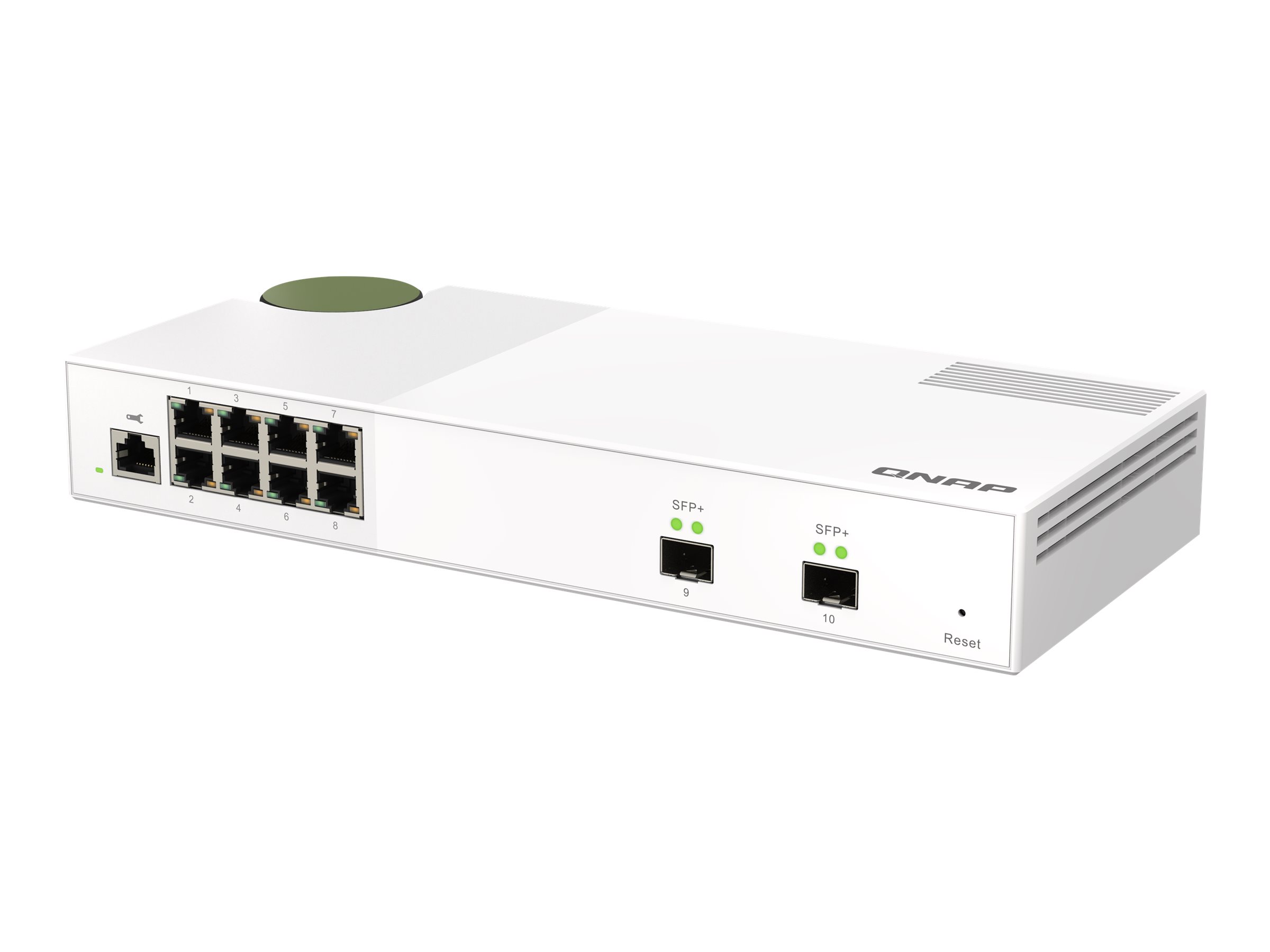 QNAP QSW-M2108-2S, Managed, L2, 2.5G Ethernet (100/1000/2500), Vollduplex