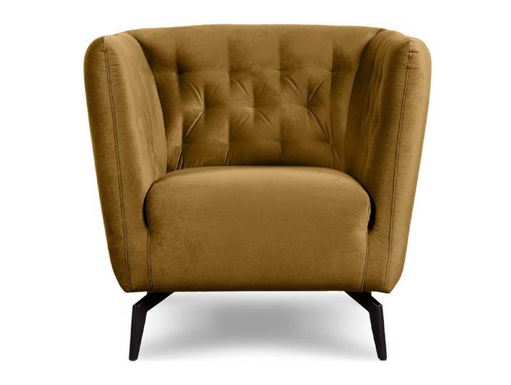 KONSIMO® Sessel CORDI Gesteppter Sessel, auf hohen Metallfüßen,Schaumstoff und gewellte Feder im Sitz