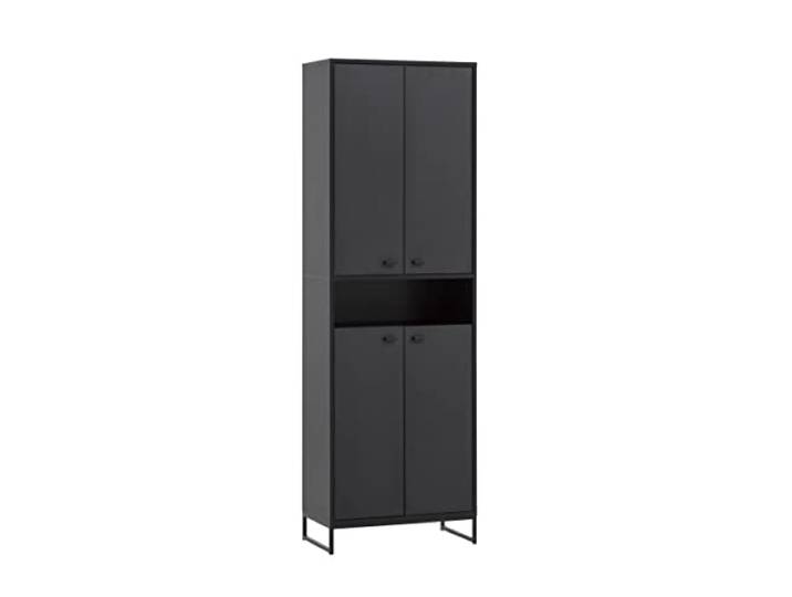 Schildmeyer Janne Meuble à Chaussures\, 4 Portes\, Noir Mat