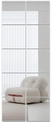 Inspired Finds Self Adhesive Mirror Sheet Tiles 12 X 12 In 10pcs