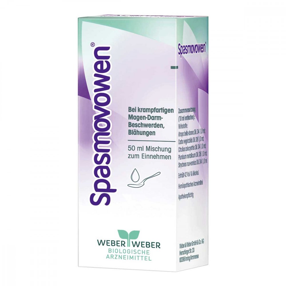 WEBER & WEBER GmbH Spasmovowen Tropfen zum Einnehmen 03299991