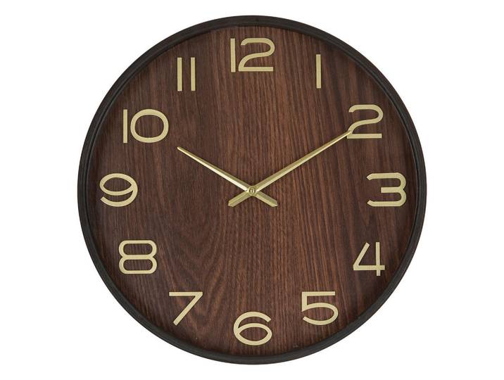 Atmosphera Createur d´interieur Wanduhr Ivana Ø 38 cm, Braun, 38x5x38 cm, Dekoration, Uhren, Wanduhren