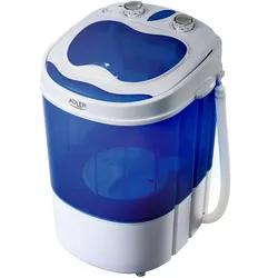 Adler AD 8051 Mini Waschmaschine + Schleuder Blau 3 kg Camping Reisen Singlehaushalt kompakt