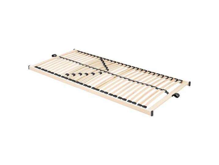Lattenrost, 140x200 cm, Holz, Buche & Birke, 7-Zonen, Federleisten Verleimt