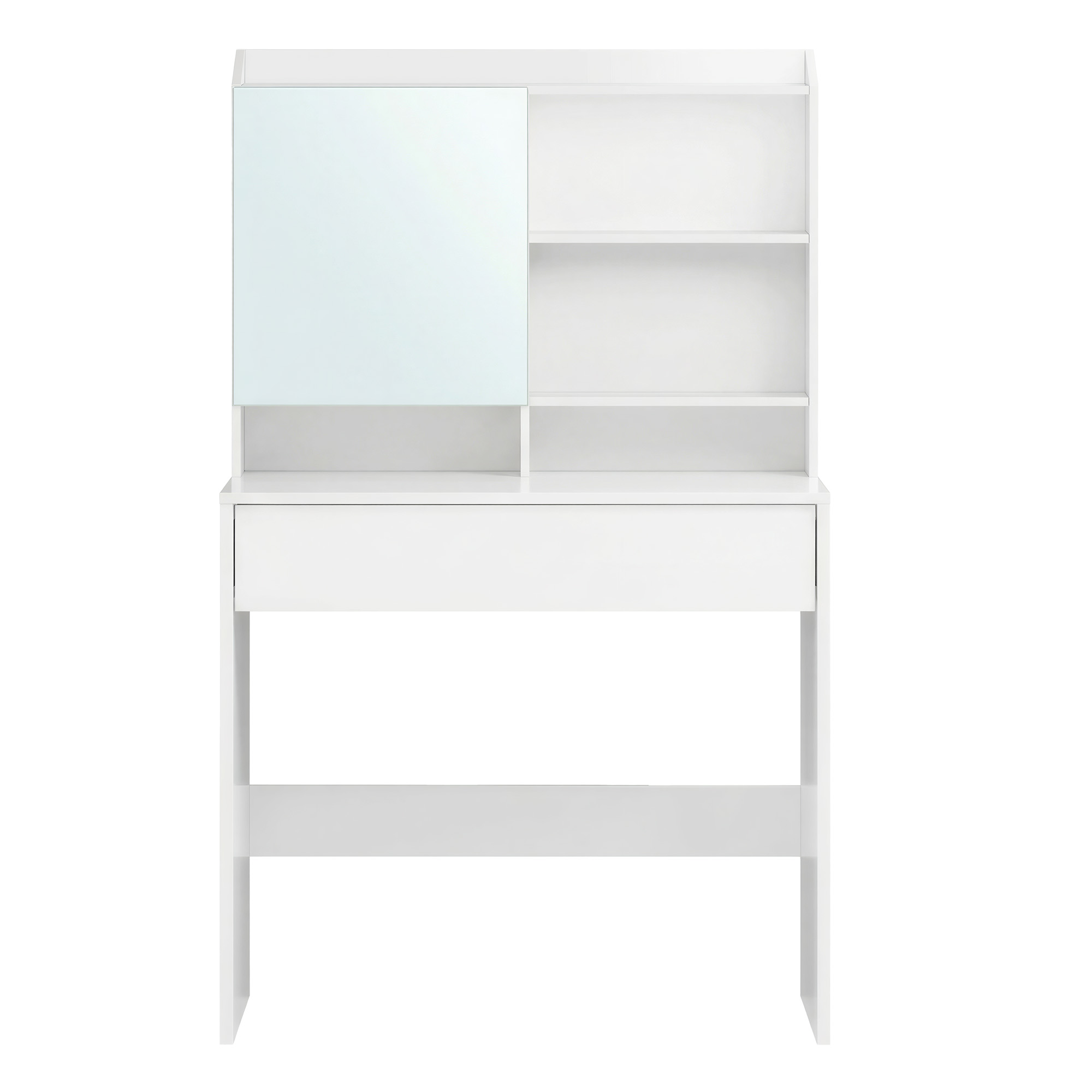 VASAGLE Schminktisch, Frisiertisch mit Spiegel und einer Schublade, Kosmetiktisch RDTB35118W01
