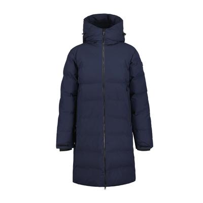 Langmantel LUHTA "Luhta Mantel Kaustinen", Herren, Gr. 52, blau (dunkel blau), Stoff, 100% Polyester, normal, Mäntel