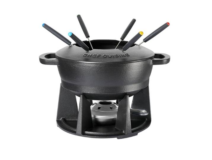 CHEF CUISINE International Fondue Fondue-Set aus Gusseisen