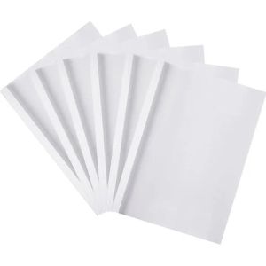 Peach Thermobindemappen 510187, A4, 8mm, 80 Blatt, Karton, weiß, 80 Stück