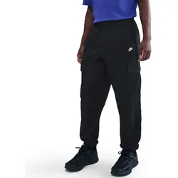 NIKE Club Woven Cargohose Herren 010 - black/white XS