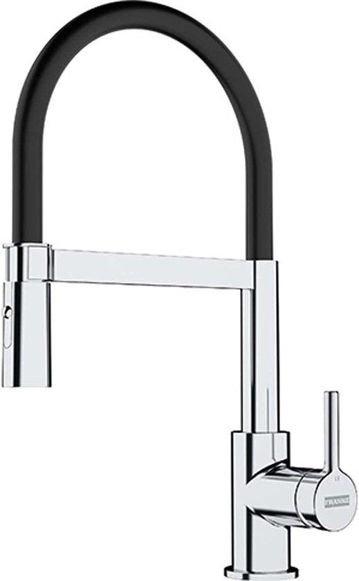 Famanu Küchenarmatur Lina Semi-Pro Chrom/Schwarz - Modernes Design