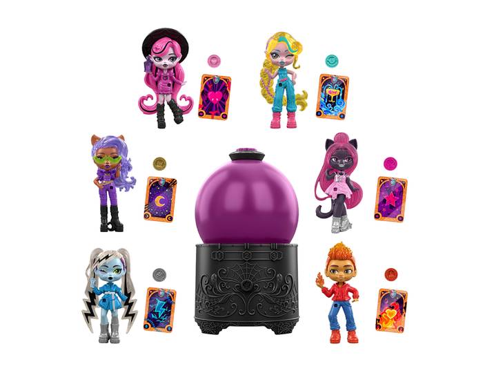monster high potions-assortiment boule de cristal, avec mini-poupées