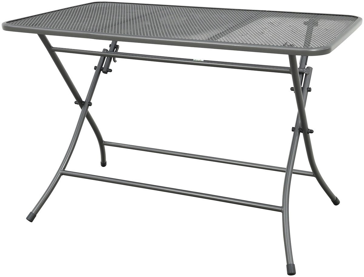 Royal Garden Café klaptafel van strekmetaal - Antraciet - B: 110 cm, D: 70 cm