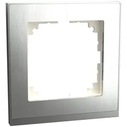Merten MEG4010-3646 M-Pure Decor-Rahmen, 1fach, Edelstahl/aluminium, M-Pure Decor MEG40103646