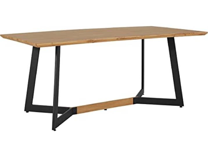 Winni Esstisch 180 cm in Eiche/Schwarz