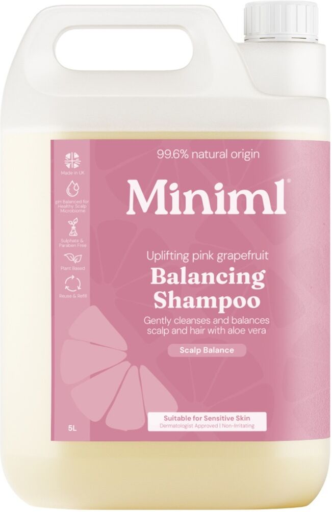Miniml Balancing Shampoo Uplifting Pink Grapefruit 5L Refill