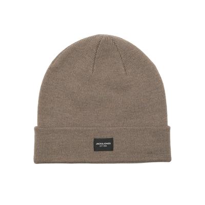 Strickschal JACK & JONES "JACDNA GIFTBOX", Herren, braun (walnut pack:walnut), Strick, Kunstfaser, unifarben, Modetücher, Kunstfaser
