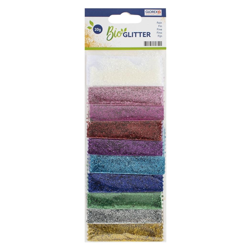 Magni GLOREX Bio Glitter fein 10 Farben 20g (62820450)