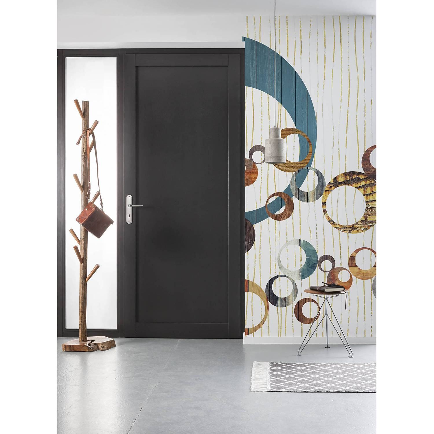 home24 Fotobehang United White 100cm