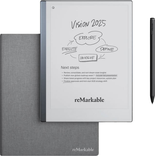reMarkable 2 met Book Case in het grijs