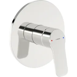 Hansa HANSABASIC 8056  Einhebelmischer 80569023 Fertigmontageset,  Sichtteil für einen Abgang, rund chrom