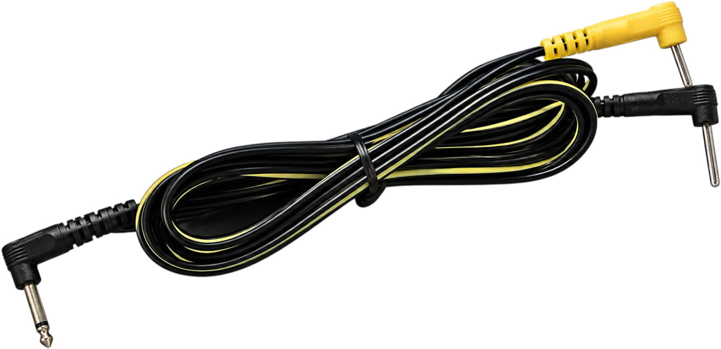 DG-LAB - electrode cable with right‑angled 2 mm pins (black)