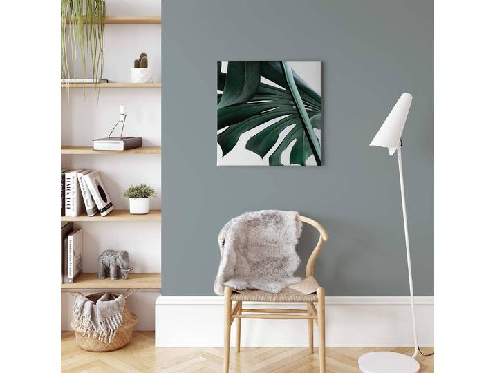 Tableau déco Urban Jungle Polyester PVC / Épicéa Vert 50 x 50cm