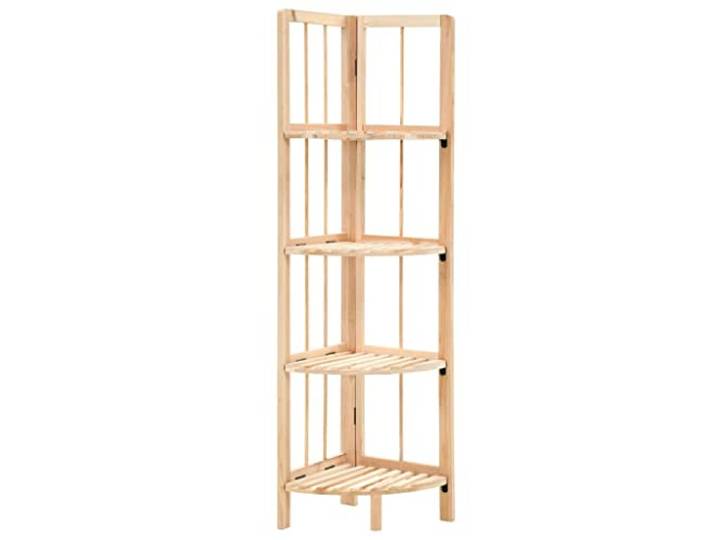 Helloshop26 Praktisches Eckregal Zedernholz 110 cm 2702056/3