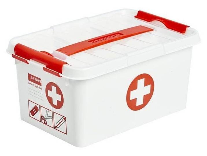 sunware H6164805 sunware the q-line Erste-Hilfe-Box weiß