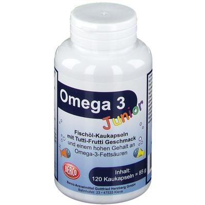 Omega-3 Junior Berco Kaukapseln 120 St Kapseln