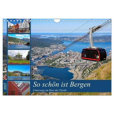So schön ist Bergen (Wandkalender 2027 DIN A4 quer), CALVENDO Monatskalender