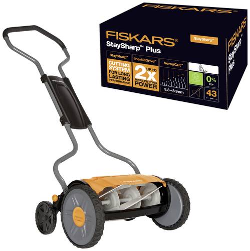 Fiskars StaySharp Hand Spindelmäher Schnittbreite (max.) 430mm