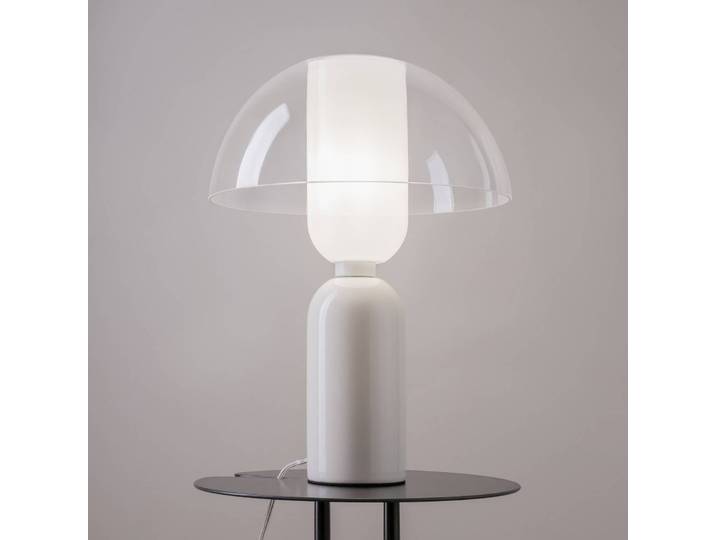 Maytoni Tischlampe Memory, weiß / opal, für Wohn- / Esszimmer, Keramik, Modern, Tischlampe