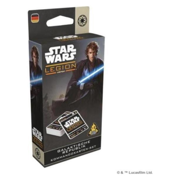 Atomic Mass Games Star Wars: Legion - Galaktische Republik Kommandokarten-Set (Karton) (AMGD1227)