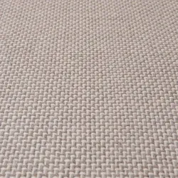 DEKOWE Wollteppich Royal S3 natur 67x133 cm mit Bordüre