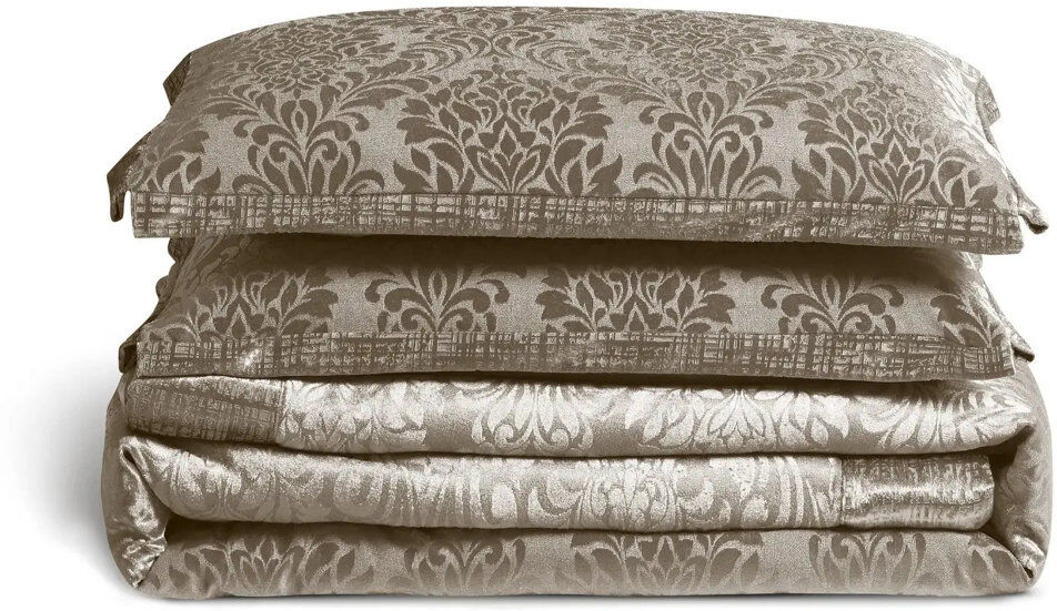 Quality & Style Floral Bedspread with Pillow Shams Mink Double Bedspread + 2 Standard Shams