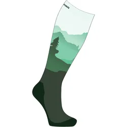 Nathan, Unisex, Sportsocken, Adventure Speed Compression OTC (S), Grün