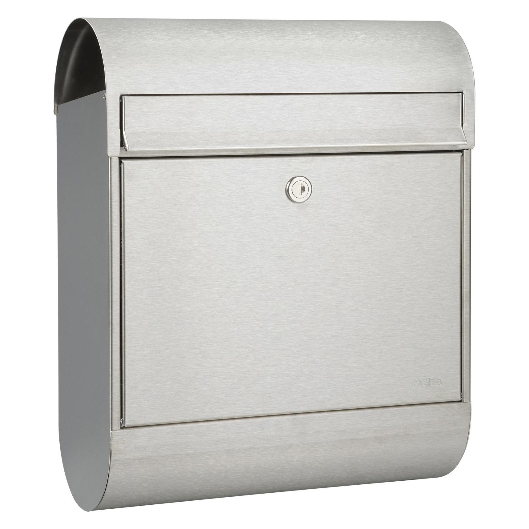 MEFA Briefkasten Briefkasten Edelstahl/gebürstet BxHxT 350/450/150 mm Ruby 866 Edelstahl Entnahme vo (15 x 35 x 45 cm) (31639162)