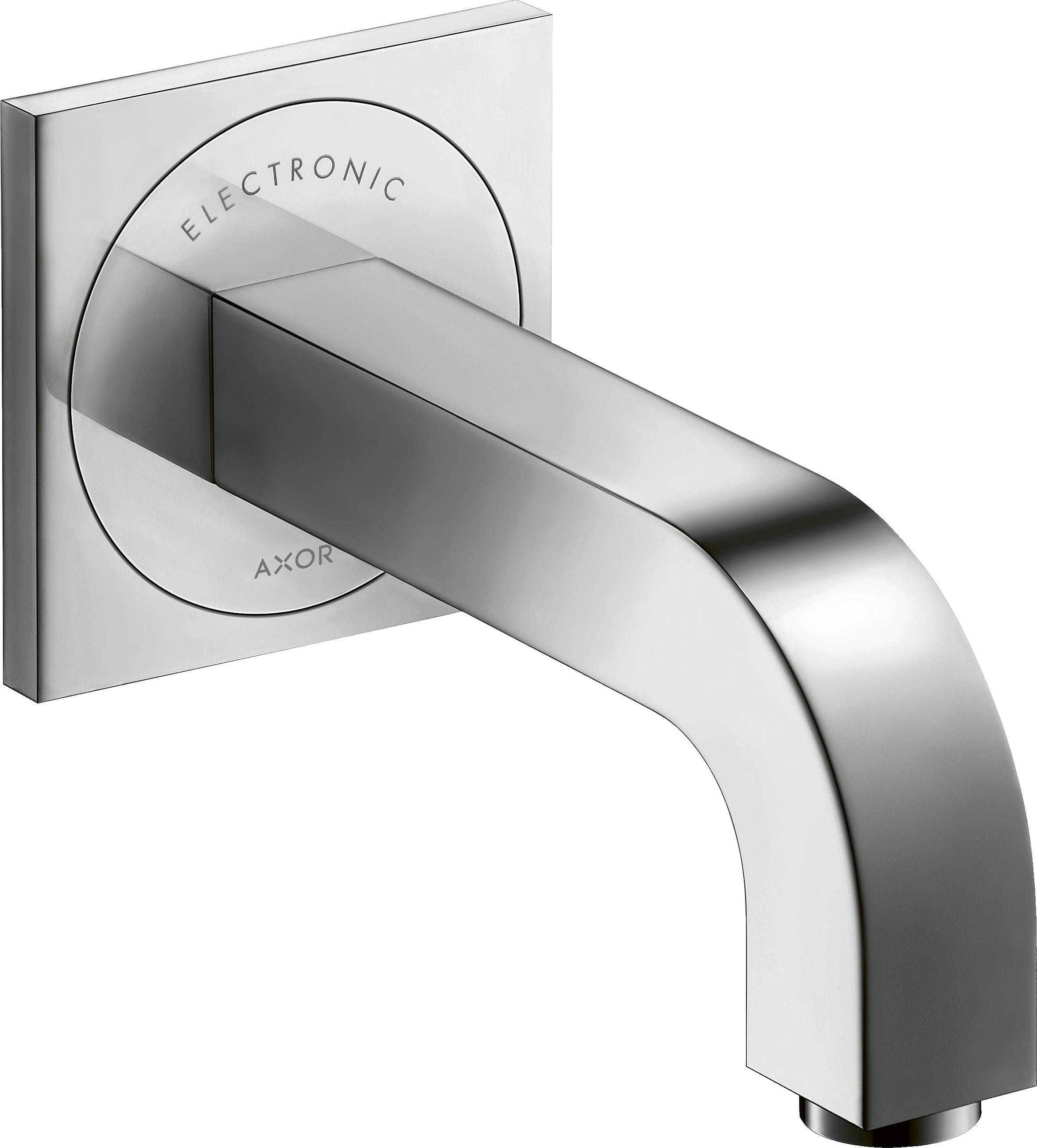 hansgrohe Elektronischer Waschtischmischer Axor Citterio UP, Ausladung 161mm, brushed nickel