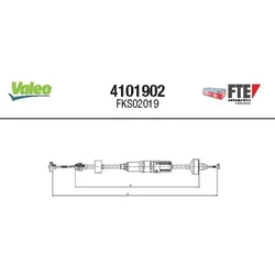 Seilzug Kupplungsbetätigung FTE 4101902 für VW Golf III Vento Variant